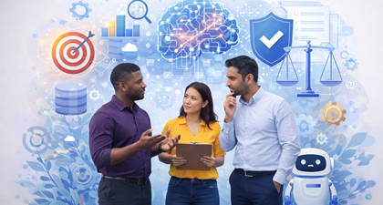 Understand your goals, systems, data landscape, and compliance requirements.