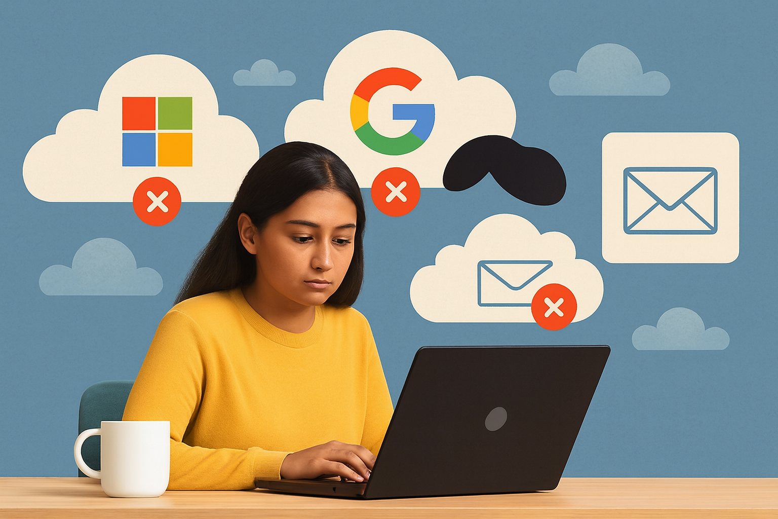 Email access during an outage