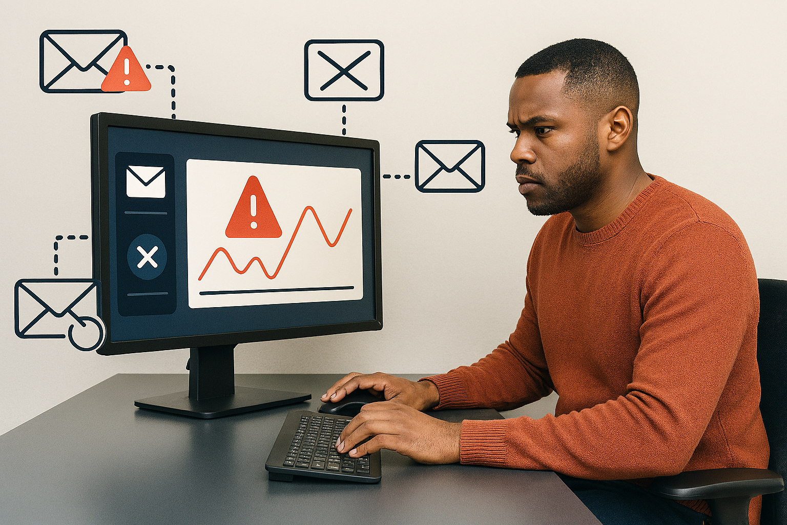 Know why email failed