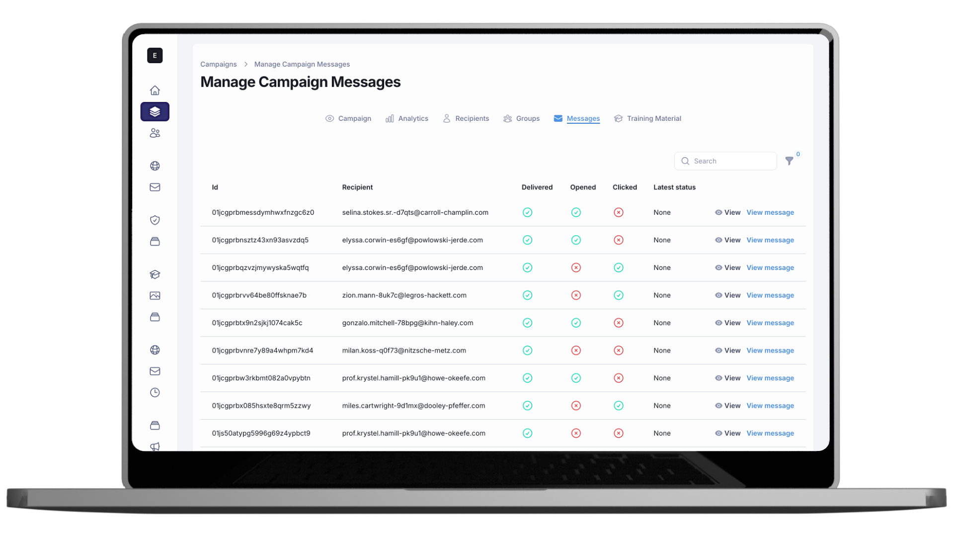 Inbox Search Compose